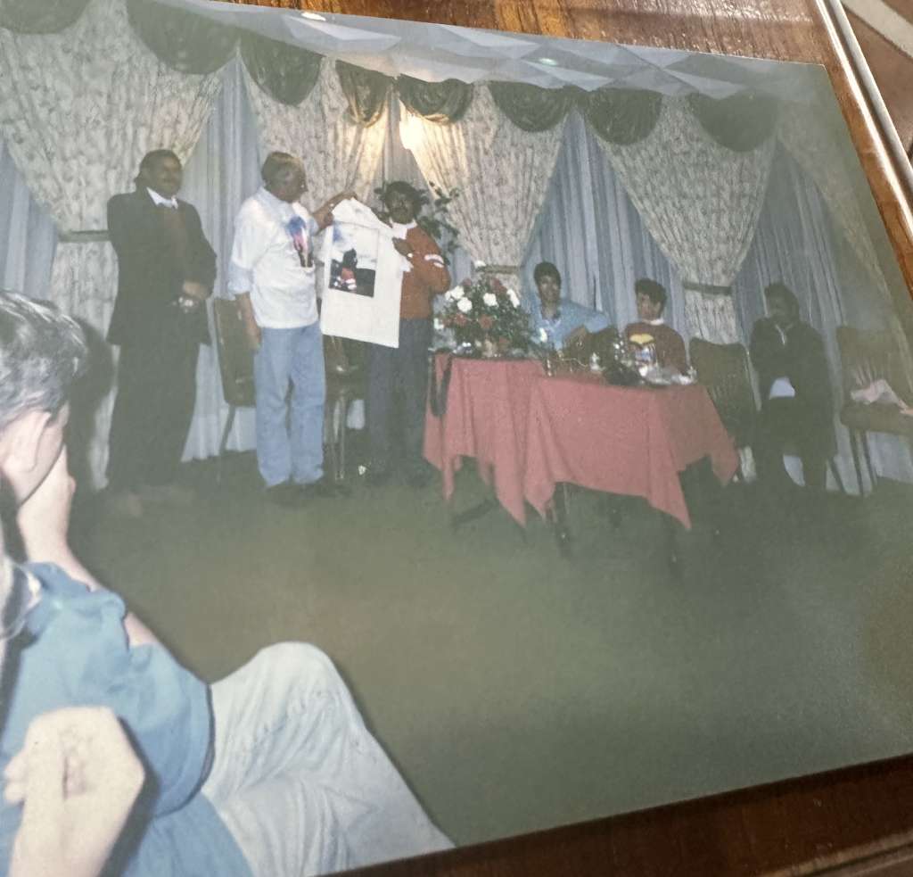 DAV ceremony recognition, Bolivia,