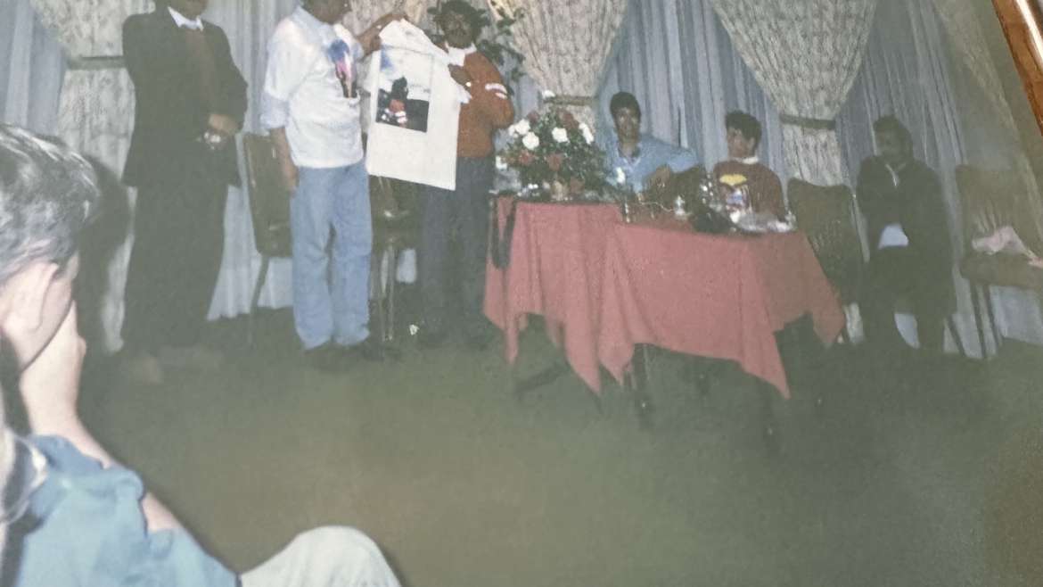 DAV ceremony recognition, Bolivia,