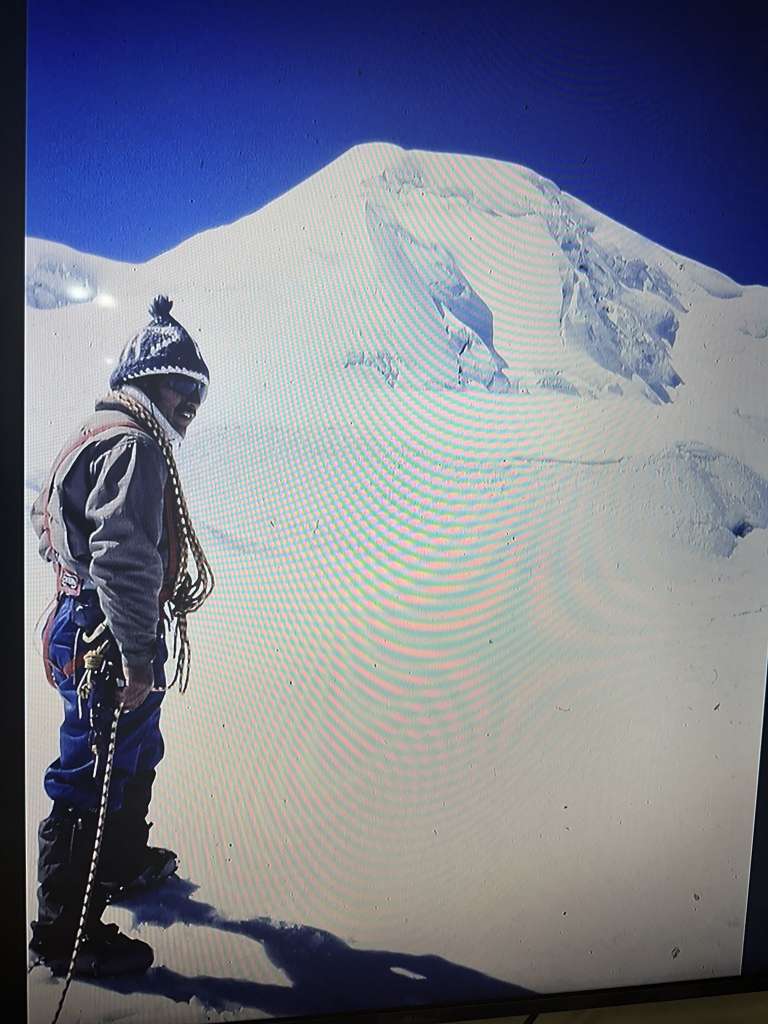 High-altitude expedition environment at Nevado Huascarán Campo 1 during the period of international alpine exploration associated with Nicolas Jaeger, René Desmaison, and the formative expansion of modern Andean expedition and adventure-travel systems in Peru, 1970s–1980s.” “© Filiberto Rurush — Andean Lineage